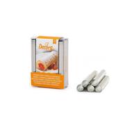 Tube à cartouche napolitaine et Roulés en Fer Blanc les 10 D13 H80