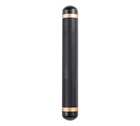 Tube à cigares - Boîtier en alliage d'aluminium - Support hermétique anti-odeurs - Rangement élégant et élégant pour cigares de voyage, Noir