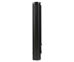 Tube à dessin télescopique réglable de 61 cm avec sangle, solution de rangement étanche pour affiches, plans, œuvres d'art, Noir , Refer to description, Unisexe