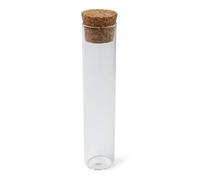 TUBE À ESSAI BOUCHON LIÈGE 50ML 2.5X12CM Transparent