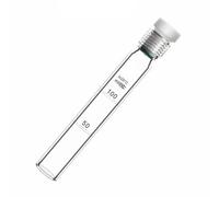 Tube à essai colorimétrique en verre de Nessler - Antidéflagrant avec bouchon en PTFE, 5 ml à 100 ml, résistant à la pression jusqu'à 0,6 MPa(15ml)