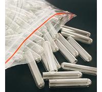 Tube à essai de fermentation en verre borosilicaté for micro-organismes, 4/6/7/8 × 30 mm, durable, 100 pièces par paquet(8mm x 30mm)