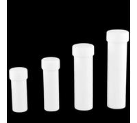 Tube à essai en polytétrafluoroéthylène (PEFT) résistant aux hautes températures - 1 tube à centrifuger à col vissé avec couvercle(Round-bottomed*25 * 18 * 117mm)