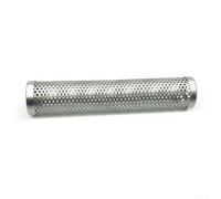Tube à granulés en acier inoxydable pour barbecue à froid - Convient pour les barbecues à gaz, grills électriques, noix, amandes, noix, grains de café (30,5 cm, rond)