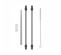 Tube à lait en acier inoxydable, tuyau à lait, manchon de tube et brosse à tuyau, kit de pièces de rechange pour machines à café Siemens EQ6 et Bosch Veroaroma