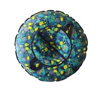 Tube à Neige, avec Conception Gonflable en PVC, Orange, Bleu, Vert, traîneau à Neige, équipement de Tube d'hiver, poignées Confortables, pour Les activités Hivernales, Le Camping ou la Piscine