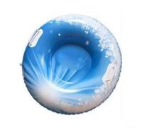 Tube à neige gonflable robuste de 90 cm avec poignées sécurisées pour les aventures hivernales en famille - Traîneau en PVC pour adultes - Glissière de neige en plein air (B)