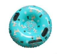 Tube à neige gonflable robuste de 90 cm avec poignées sécurisées pour les aventures hivernales en famille - Traîneau en PVC pour adultes - Glissière de neige en plein air (C)