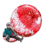Tube à Neige | Traîneau Gonflable pour Adultes et, Sport de Plein air 80 cm, Jouet Robuste avec 2 poignées pour Aire de Jeux, Parc, Jardin, Patinage, Ski
