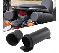 Tube à outils étanche de 125 mm de diamètre pour et la plupart des motos, organisateur de rangement en ABS avec compartiment à gants, noir