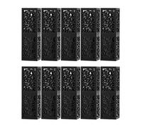 Tube à Rouge à lèvres Vide Bricolage à lèvres esthétique Bouteille Bottle Great à Rouge à lèvres Expérience à la Main 10pcs pour Un Usage Professionnel ou Personnel PP Black / (10 Black Hollow)