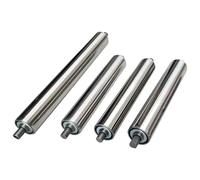 Tube à rouleaux en acier inoxydable 304, diamètre 38mm, Machine Non alimentée, extracteur de baril, longueur du rouleau convoyeur 200-1000mm, 1 pièces(Gold)