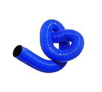 Tube à vide industriel, tuyau télescopique en caoutchouc en PVC bleu, tube de ventilation ondulé doux et ondulé-220mm * 1m