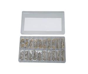 Tube à Vis de la Montre à 200pcs, épingles de Bande de Montre Professionnelle de Taille de 1,3 Mm de Taille de Taille 1,3 Mm avec Boîte de Rangement, Brochet de Randonnée de