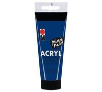 Tube Acrycolor Couleur Bleu Foncé - Marabu - 100ml