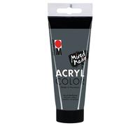 Tube Acrycolor Couleur Gris Foncé - Marabu - 100ml