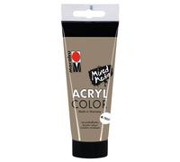 Tube Acrycolor Couleur Taupe Métallique - Marabu - 100ml