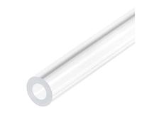 Tube acrylique transparent en verre organique, matériau PMMA à travers le tuyau d'aquarium de 50Cm Long, 2 racines(O120mm*ID1114mm*T 3mm)