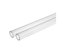 Tube acrylique transparent en verre organique PMMA, matériau à travers le tuyau d'aquarium de 50Cm Long, 2 racines (OD90mm X Id84mm épaisseur 3mm)(Od90mm X Id84mm Thickness 3mm)