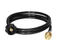 Tuyau adaptateur de propane, avec matériau en caoutchouc, pour barbecues à gaz Weber Q, pour lanternes, chauffages Buddy et réchauds de camping, pour connecter un tuyau de conversion de bouteille de