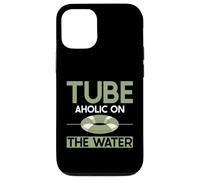Tube Aholic on the Water River Tubing Coque pour iPhone 12/12 Pro
