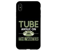 Tube Aholic on the Water River Tubing Coque pour iPhone XS Max