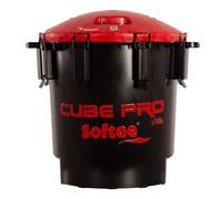 Tube balles de padel suralimentateur de pression Softee Cube Pro Noir TU