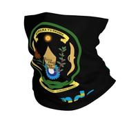 Tube Bandeaux Texte Emblème National du Rwanda Rwandais Balaclava Élastique Couvre-Chef pour Randonnée, Vélo, Yoga