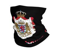 Tube Bandeaux Texte Emblème National Luxembourg Echarpe Tête Pirate Multifonction Décoration Faciale pour Ski, Randonnée, Extérieur