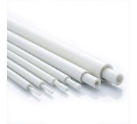 Tube blanc en fibre de verre GFRP de 1 m, tuyau rond isolé très rigide for support de bricolage électrique marin(10x4mm 5Pcs)