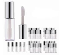 Tube brillant à lèvres - 45PCS Mini 1.2ml Baume à lèvres bouteille mignonne Vide Cosmétique Conteneur Tube Voyage Gloss