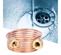Tube Capillaire Cuivre 2.8mm G1/4 1500mm Flexible Résistant Corrosion pour Climatisation Auto Réfrigérateur Installation Frigorifique
