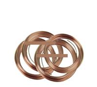 Tube capillaire en cuivre de 1 mètre, diamètre extérieur 1,6/1,8/2/2,2/2,5/3/3,5/4/5 mm, compatible avec les pièces de réfrigération des climatiseurs(6.35mmx0.55)