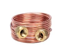 Tube Capillaire en Cuivre, Tube Capillaire, Pièces de Réfrigération de Tubes Capillaires en Cuivre Flexibles Souples G1 / 4 de 2,8 Mm pour la Réfrigération de Réfrigérateur, Vannes (2000mm)