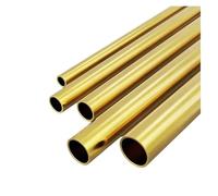 Tube capillaire rond creux en laiton, petit tube dur conducteur soudable, décoration DIY, diamètre extérieur 2, 3 5 6 7 8 9 10 mm pour loisirs créatifs(500mm x 5pcs,3.5x3mm)