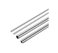 Tube capillaire rond en acier inoxydable, 1 pièce, droit et sans soudure, longueur: 250mm, diamètre extérieur: 500mm, 1/1,5/2/3/5/6/8/10/12mm.(3mm x 0.2mm)