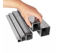 Tube Carré Creux En Acier Inoxydable 304 De 1 M, Petit Diamètre (3x3, 4x4, 5x5, 6x6, 7x7, 8x8, 10x10, 12x12, 15x15 Mm), 1 Pièce(4x4x1mm)