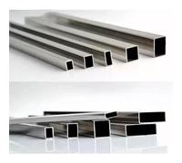 Tube Carré Creux En Acier Inoxydable 304, Petit Diamètre, 10 X 10 Mm, 12 X 12 Mm, 12,7 X 12,7 Mm, 15 X 15 Mm, 1 Pièce(10x10x1mm)