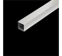 Tube carré en alliage d'aluminium 6063, 100/250 mm, longueur latérale: 6 à 100 mm, tube droit rectangulaire en aluminium, 1 pièce(250X15X20X1MM)