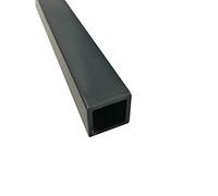 Tube carré en aluminium « revêtu par pulvérisation » - Profilé en aluminium creux - 35 x 35 x 2 mm x 1000 mm - Anthracite RAL 7016