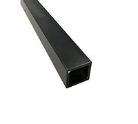 Tube carré en aluminium revêtu par pulvérisation - Profilé en aluminium creux - 40 x 40 x 2 mm x 2000 mm - Noir RAL 9005