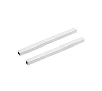 Tube carré en aluminium SOURCING MAP 6063 Aluminium 12mmx12mmx1mm Mur Épaisseur 200mm Long Sans Soudure Droit Tuyau Tube 2Pcs