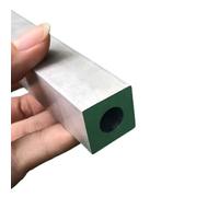 Tube carré en aluminium, Tube en aluminium à section carrée extérieure et section ronde intérieure (aluminium 6061) - Matériau for la construction de bâtiments à faire soi-même(24cm 25x25mm D8.8mm)