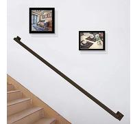 Tube carré galvanisé industriel noir pour escalier intérieur/extérieur - Kit complet pour la sécurité et le style