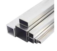 Tube carré/rectangulaire en acier inoxydable 304 (1/2 pièce) - Tube de support industriel de 500 mm de longueur(25x25x2mm 1Pcs)