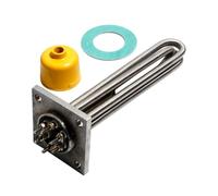 Tube Chauffant À Bride Carrée For Machine De Chauffage De Moule, Élément Chauffant Électrique, Réservoir D'eau, Chaudière, 6 KW, 9 KW, 12 KW(100x100mm,380V 304SUS,12KW)