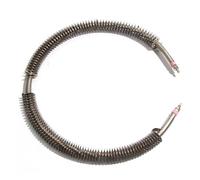 Tube Chauffant Circulaire À Combustion Sèche 220V, Élément Chauffant Électrique À Ailettes 304SUS For Machine De Séparation De Noyau, Pièces De Chauffage Électrique(380V,600W 250mmL)