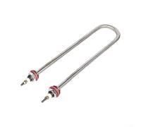 Tube chauffant en acier inoxydable en forme de U compatible avec les connexions électriques standard, efficace pour un transfert rapide de chaleur pour la transformation alimentaire industrielle (380