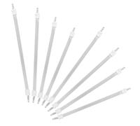 Tube Chauffant Infrarouge Quartz Blanc 8 Pièces pour Radiateur D’appoint | Insertion Enfichable, Structure Céramique et Quartz, Chaleur Uniforme, Usage Intérieur Atelier
