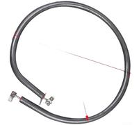 Tube Chauffant pour Gril Coréen 21cm pour robuste Tube Chauffant(G) | Diamètre 8mm, chauffe rapide et uniforme, compatible plaques diverses, matériau pour robuste, usage prolongé